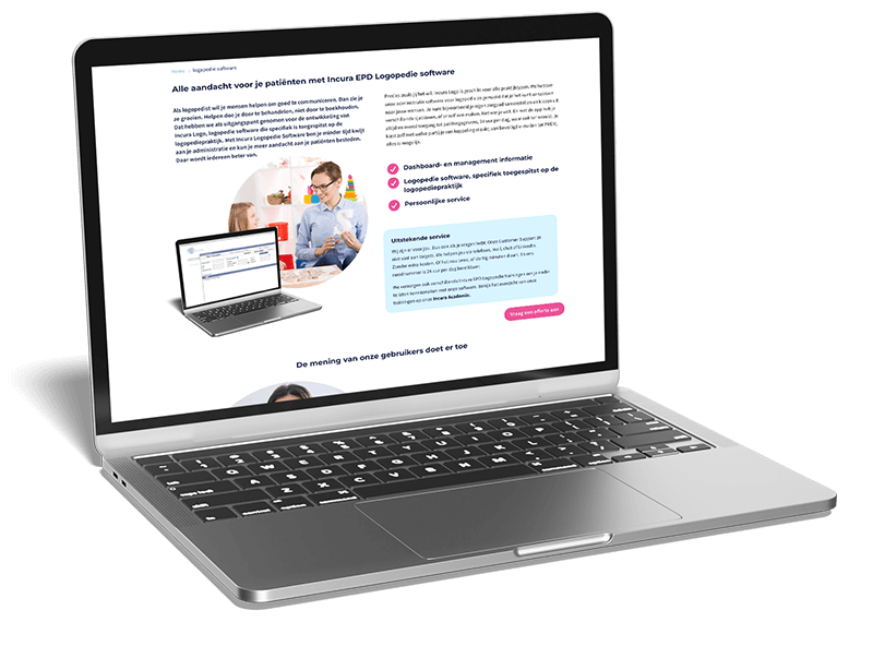 logopedie epd software laptop